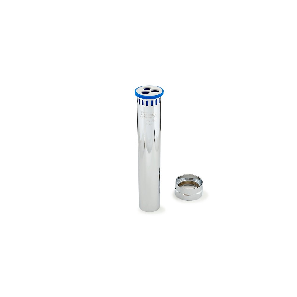 Zurn P6000-A-AA-CP 1 ½” X 8 ½” Vacuum Breaker/Backflow Preventer with Flush Tube and Nut in Polished Chrome Finish