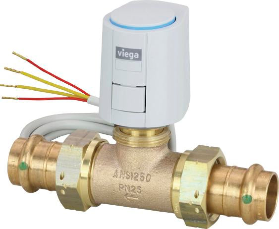 Viega 17233 1" Zone Valve, ProPress x ProPress, 24 V