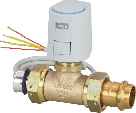 Viega 17235 1" Zone Valve, ProPress x PEX Press, 24 V