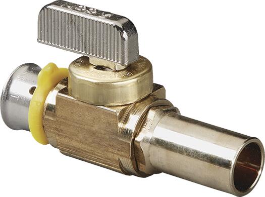 Viega 95002 PureFlow Press Valve, 1/2", PEX Press x Street (Pack of 10)