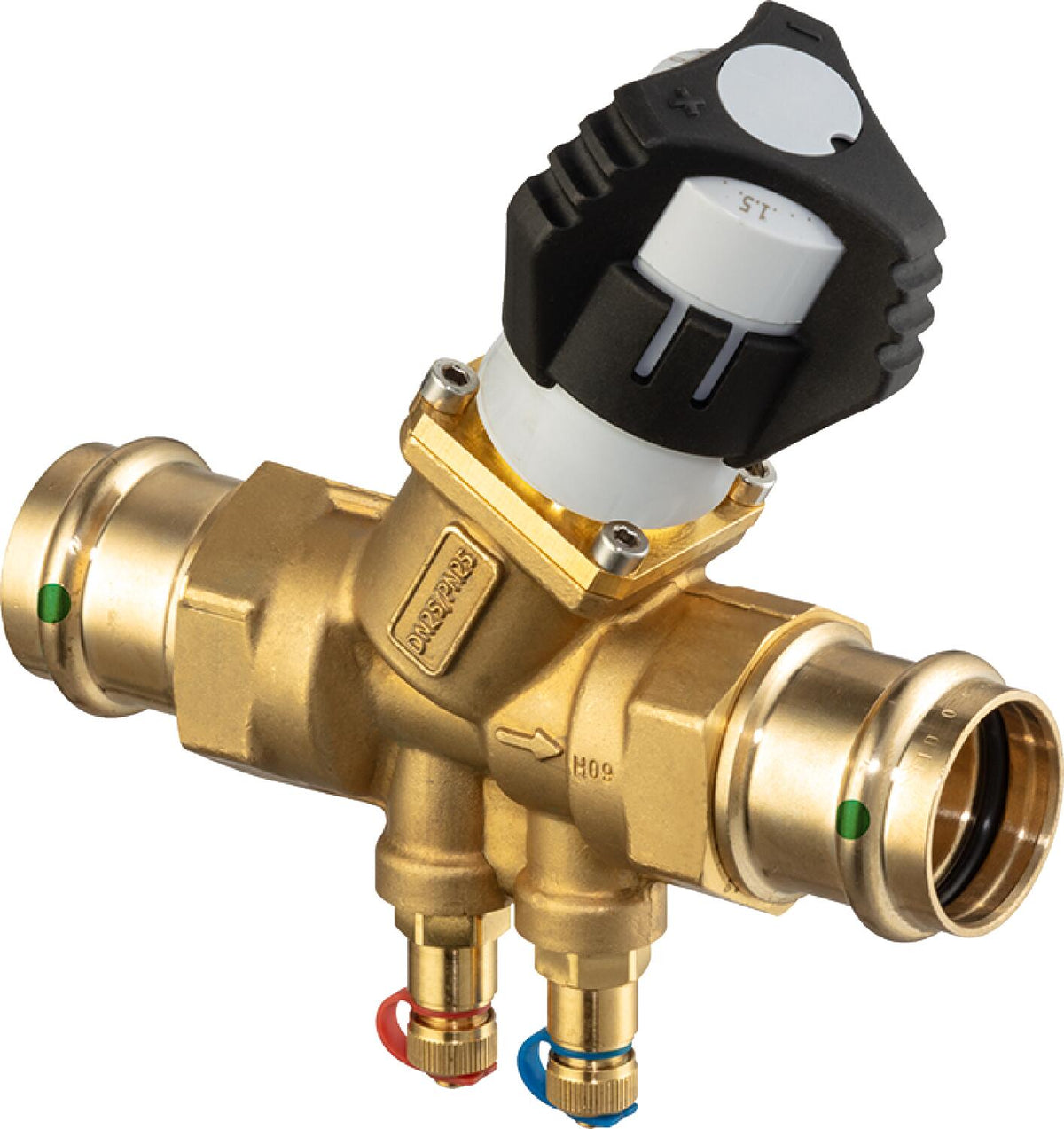 Viega 87305 ProPress Dynamic Balancing Valve, 1/2", Press x Press