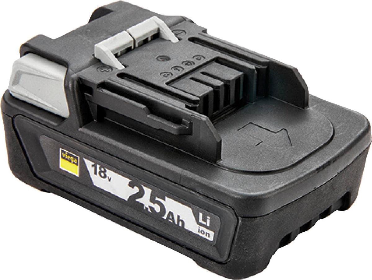 Viega 57260 Press Tool Battery, 18 V, 2.5 Ah