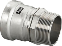 Viega MegaPress 304 FKM Adapter, 2-1/2" x 2-1/2" MNPT