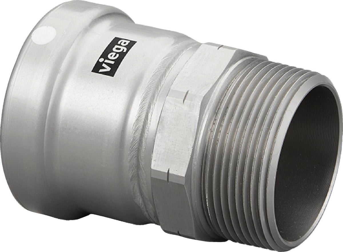 Viega MegaPress FKM Adapter, 2-1/2" x 2-1/2" MNPT