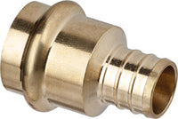 Viega 44350 1/2" PEX Crimp x 1/2" ProPress Lead-Free PureFlow Crimp Transition Coupling, Silicon Bronze (Pack of 25)