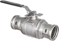 Viega 86815 MegaPress 316 Ball Valve, 4", Press x Press