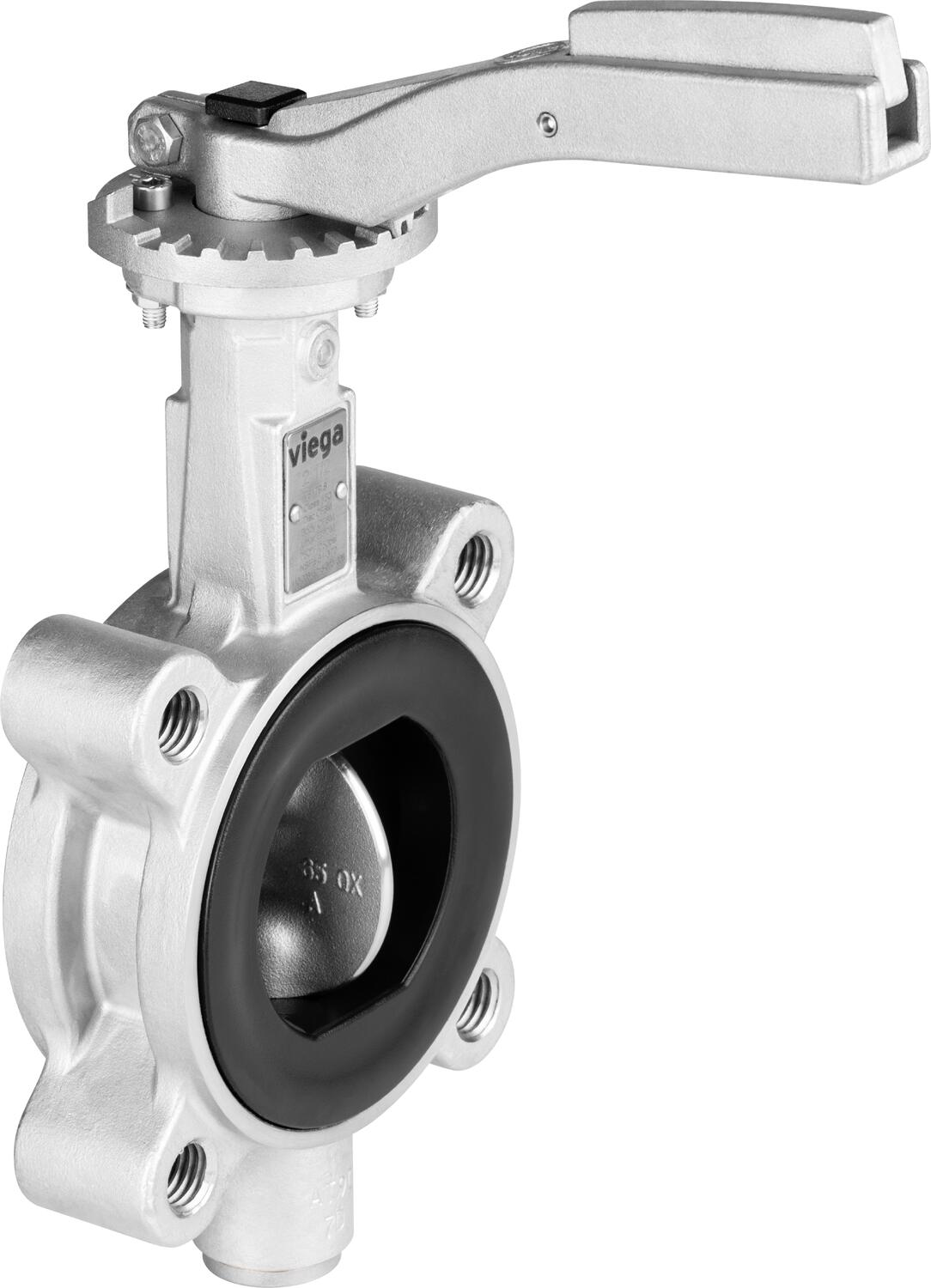Viega 87675 MegaPress 316 Butterfly Valve Lug Type, 2-1/2"