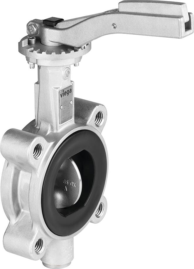 Viega 87680 MegaPress 316 Butterfly Valve Lug Type, 3"