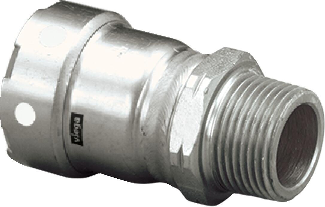 Viega MegaPress 316 FKM Adapter, 1" x 1" MNPT (Pack of 5)