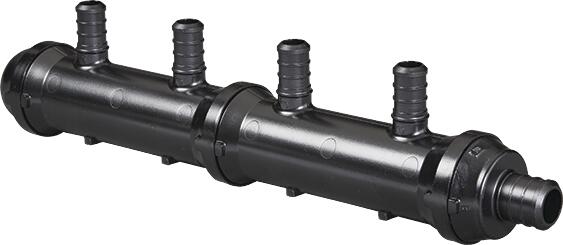 Viega 65206 Closed x 1" x 1/2" PureFlow Crimp Multi-Port Tee, PolyAlloy (Pack of 10)