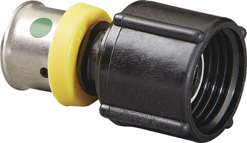 Viega 49333 1/2" PEX Press x 1/2" Lav PureFlow Press Lavatory Adapter, Polymer (Pack of 10)