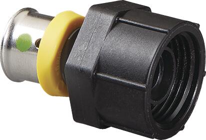 Viega 49233 1/2" PEX Press x 1/2" Closet PureFlow Press Closet Adapter, Polymer (Pack of 5)