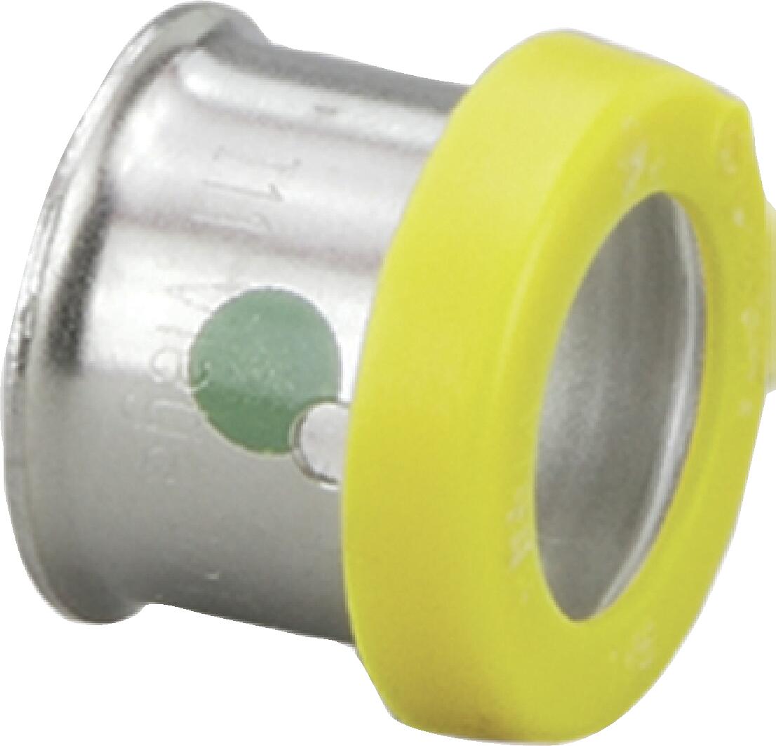 Viega 49901 3/8" PureFlow Press Sleeve, Stainless Steel (Pack of 10)