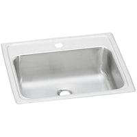 Elkay Celebrity Stainless Steel 19" x 17" x 6-1/8", Single Bowl Drop-in Bathroom Sink PSLVR19171