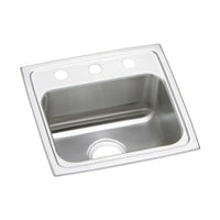 Elkay Celebrity Stainless Steel 17" x 16" x 7-1/8", Single Bowl Drop-in Sink PSR17161