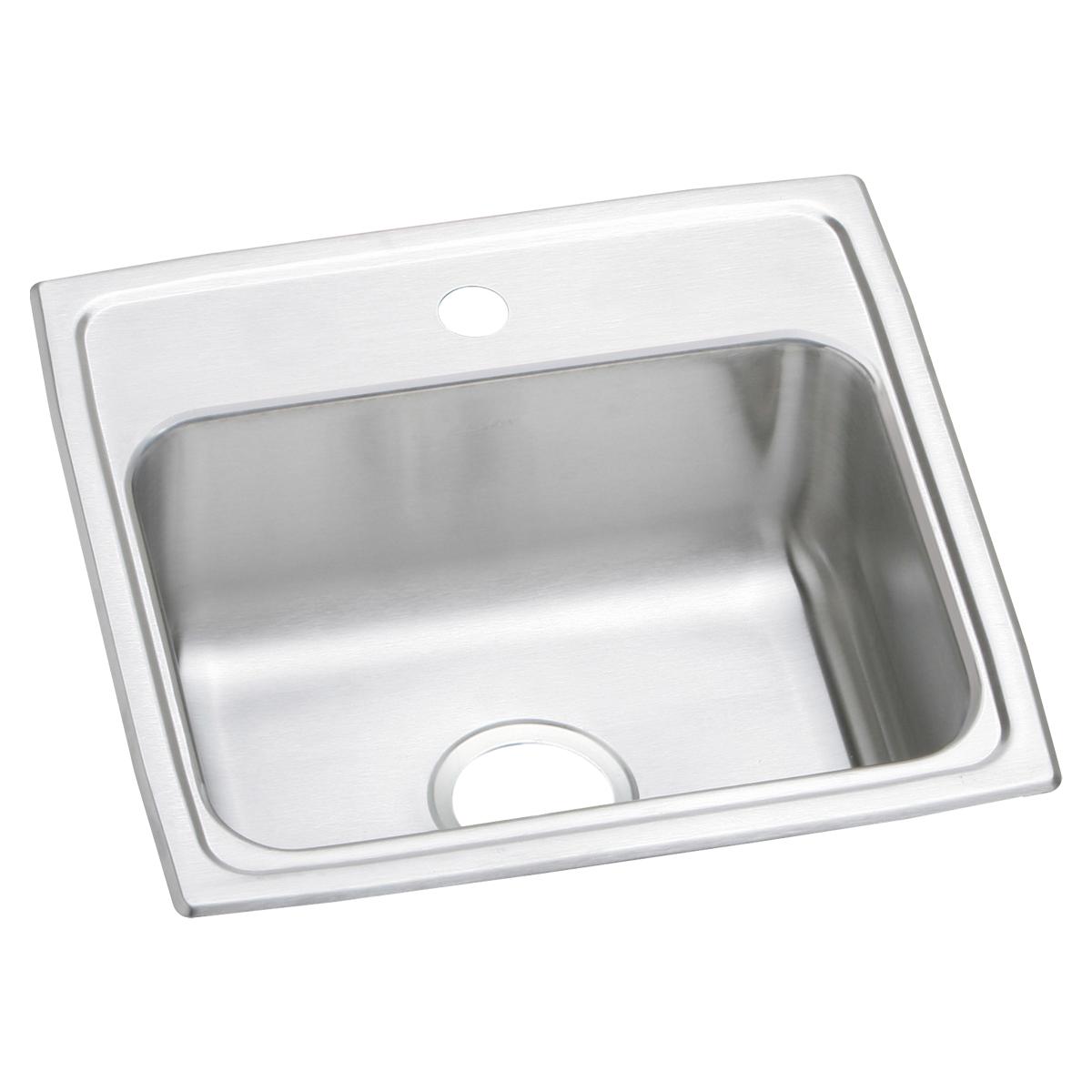 Elkay Celebrity Stainless Steel 19" x 18" x 7-1/8", 1-Hole Single Bowl Drop-in Sink PSR19181