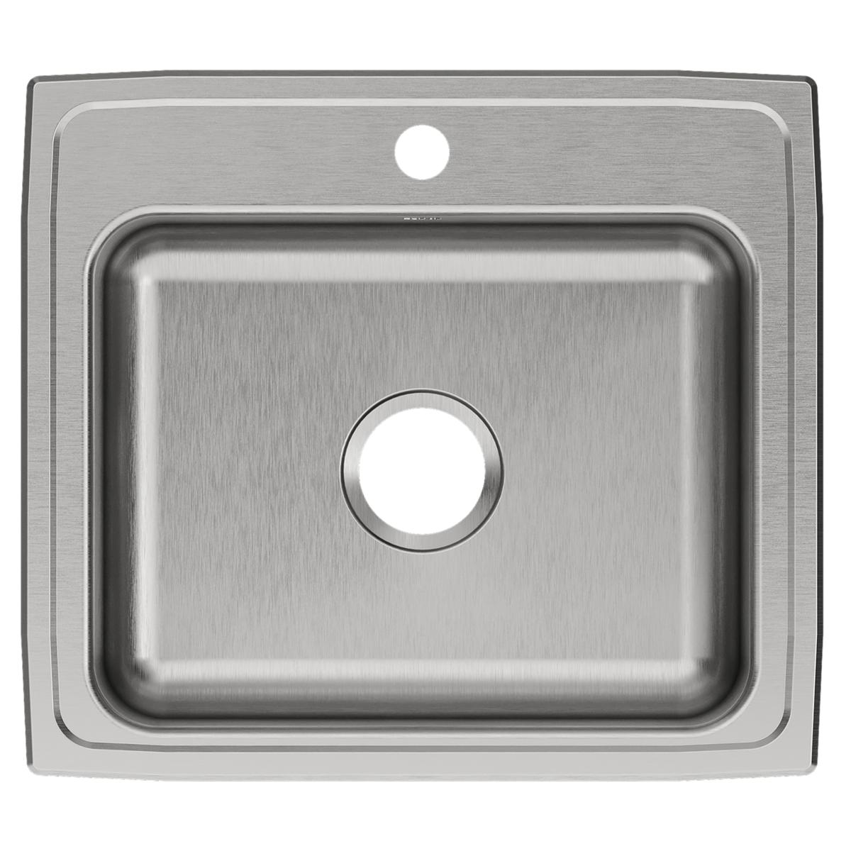 Elkay Celebrity Stainless Steel 22" x 19-1/2" x 7-1/8", 1-Hole Single Bowl Drop-in Sink PSR22191