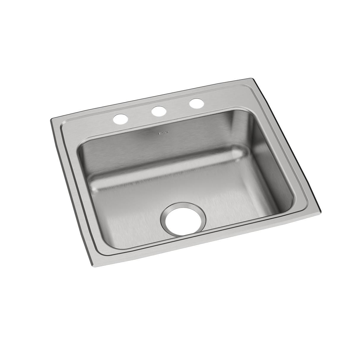 Elkay Celebrity Stainless Steel 22" x 19-1/2" x 7-1/8", Single Bowl Drop-in Sink PSR22193