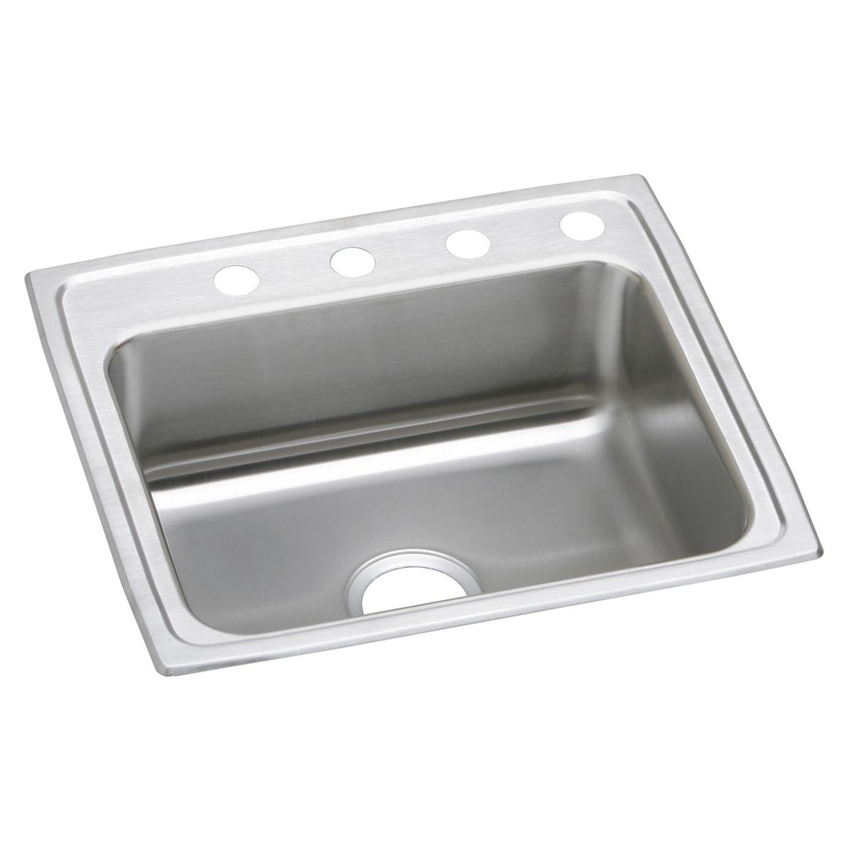 Elkay Celebrity Stainless Steel 25" x 21-1/4" x 7-1/2", 1-Hole Single Bowl Drop-in Sink PSR25211