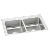Elkay Celebrity Stainless Steel 33" x 22" x 7-1/2", 3-Hole Equal Double Bowl Drop-in Sink PSR33223