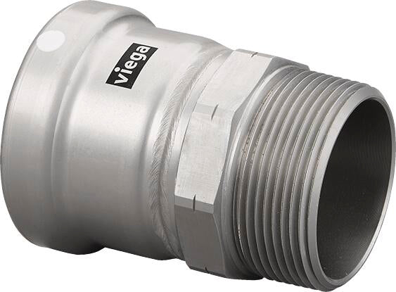 Viega MegaPress FKM Adapter, 4" x 4" MNPT