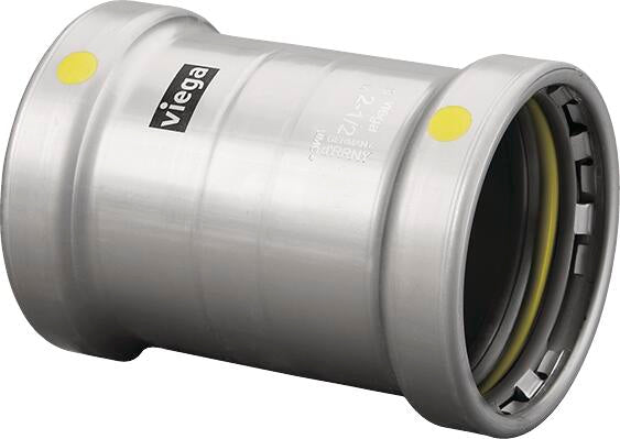 Viega MegaPressG Coupling, No Stop, 4"