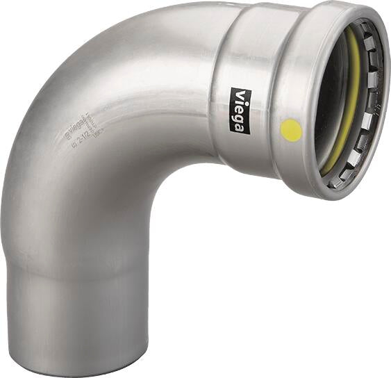 Viega MegaPressG 90° Street Elbow, 3" x 3" FTG