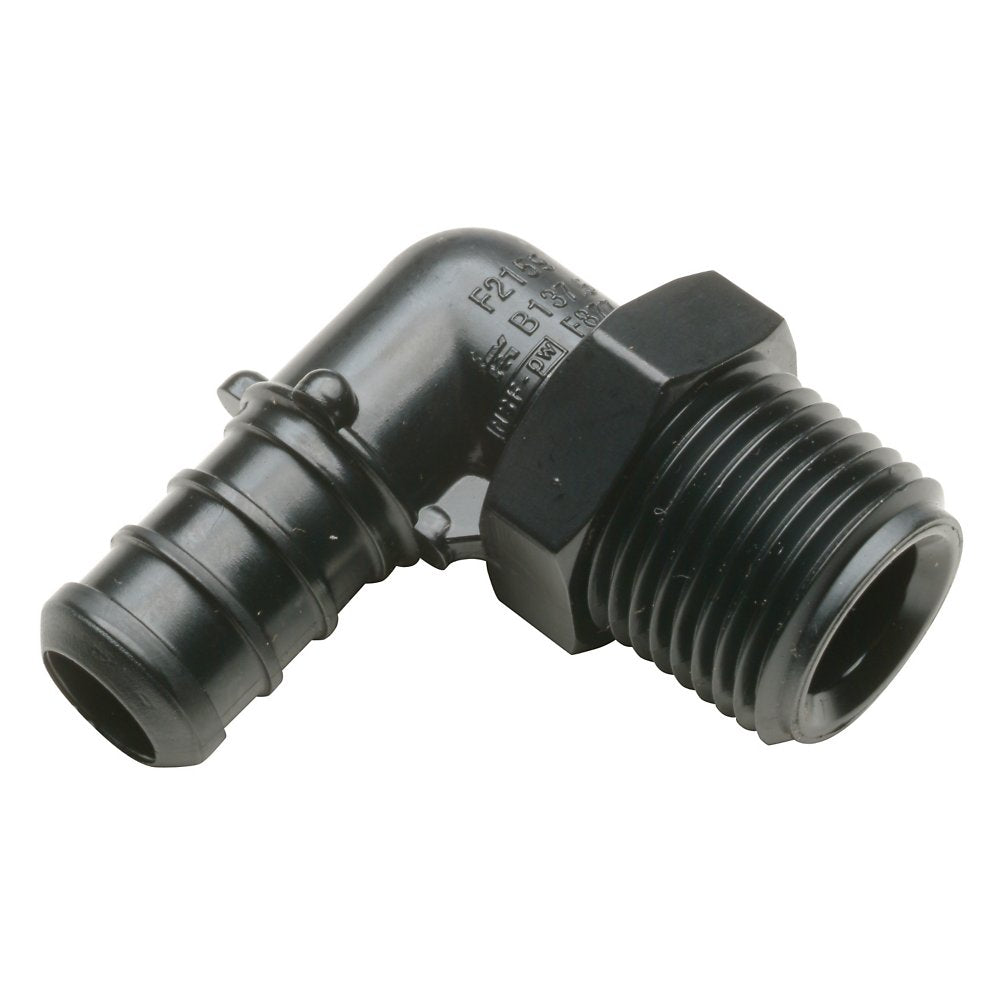 Zurn QQPE33BTX 1/2" Lead-Free Elbow, Acetal, Barb