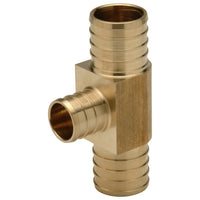 Zurn QQT554GX 1" Tee, Brass, Barb