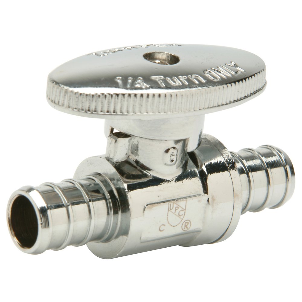 Zurn QQTV60SGX 1/2" Stop Valve, Brass, Compression
