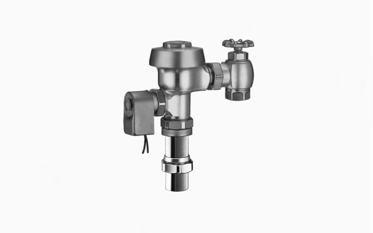 Sloan Royal 150 ES-4.5 Concealed Solenoid Flushometer, 4.5 gpf, Unfinished (Rough Brass)