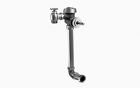 Sloan Royal 152-1.6 Concealed Manual Flushometer, 1.6 gpf, Rear Spud, Unfinished (Rough Brass), 2-3/4" LDIM, Metal Oscillating Handle, Wall Box Version