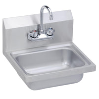Elkay Stainless Steel 17" x 15" x 11" 20 Gauge Hand Sink with Faucet SEHS-17X