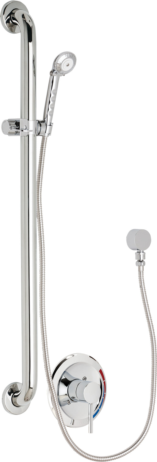 Chicago Faucets SH-PB1-00-014 1/2" Grab Bar, NPT