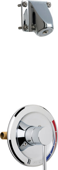 Chicago Faucets SH-PB1-05-000 1/2" Pressure balancing tub and shower system with ligature resistant shower head