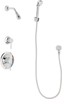 Chicago Faucets SH-PB1-12-030 1/2" Pressure balancing shower system with hand spray and wall hook