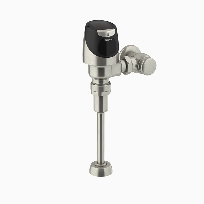 Sloan SOLIS 8186 Exposed Solar-Powered Sensor Urinal Flushometer (0.125 GPF), Brushed Nickel