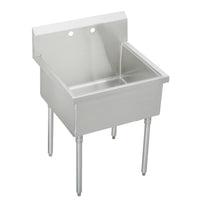 Elkay Sturdibilt Stainless Steel 39" x 27-1/2" x 14" Floor Mount, Single Compartment Scullery Sink SS81362