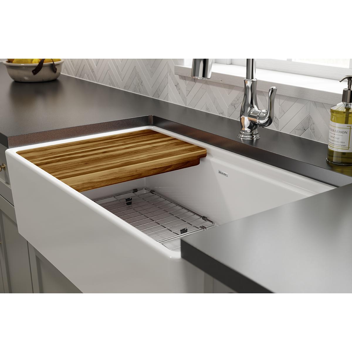 Elkay Hardwood 12-1/2" x 17-3/8" x 1-1/2" Cutting Board LKCB1217HW