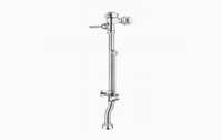 Sloan Royal BPW 1000-1.6 Exposed Manual Flushometer, 1.6 gpf, Top Spud, Polished Chrome, 1-1/2" Offset, with F182 1 1/2 Option OFF