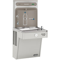 Elkay ezH2O Bottle Filling Station & Single High Efficiency Vandal- Resistant Cooler, Non-Filtered, 8.0 GPH VRCGRN8WSK