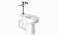 Sloan WETS-2222.2001 Water Closet Combo, Floor-Mounted Top Spud with WES 111