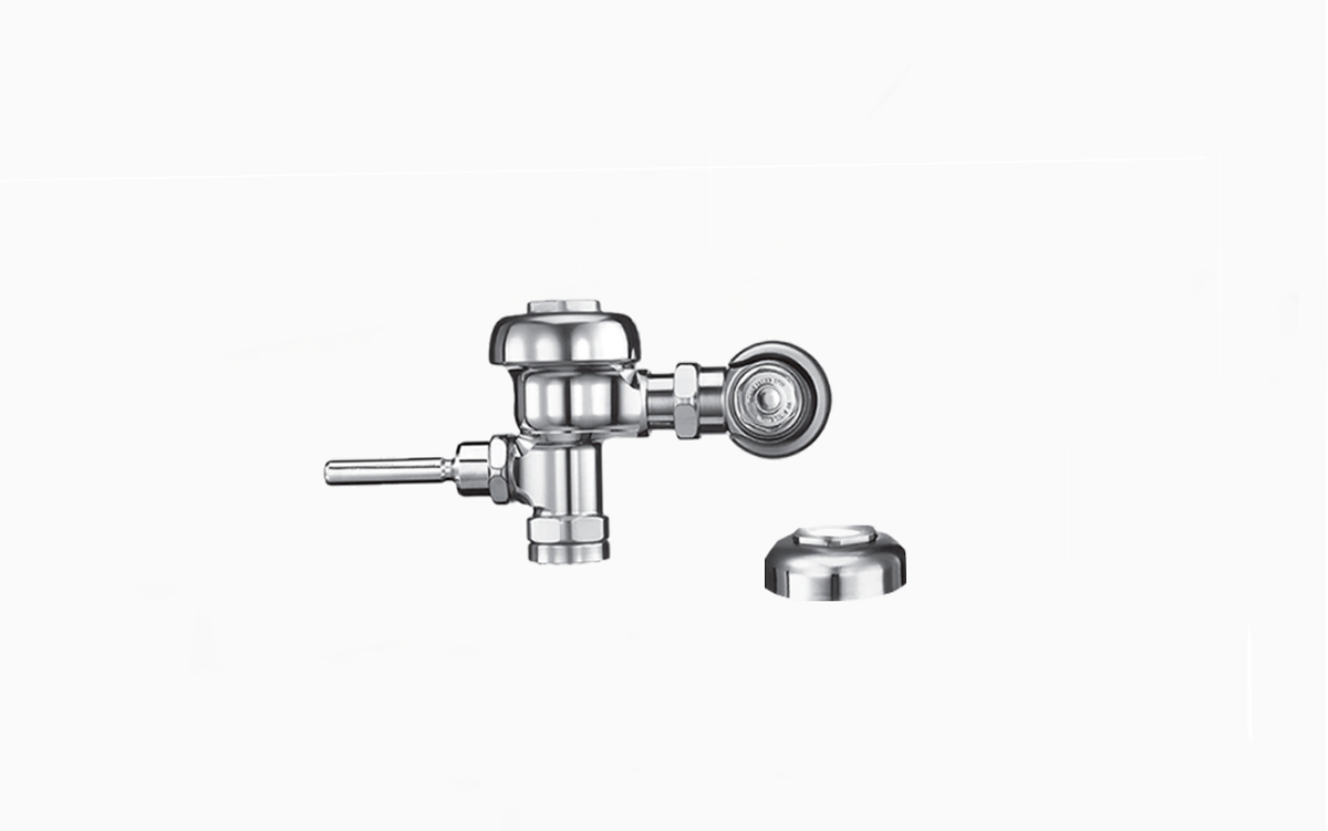 Sloan Regal 110-3.5 Exposed Manual Flushometer, 3.5 gpf, Top Spud, Polished Chrome, Less Vacuum Breaker, Less Flush Connection