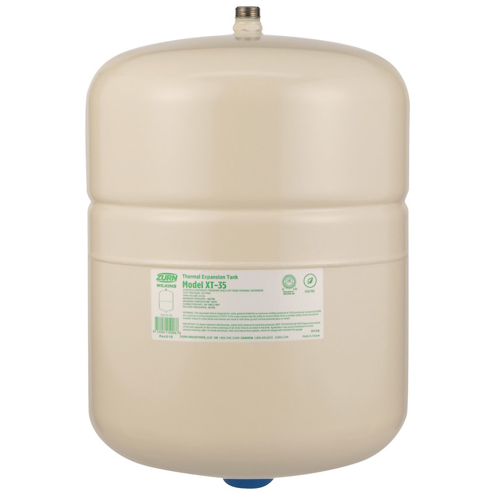 Zurn XT-18 Lead-Free Thermal Expansion Tank, Carbon Steel, NPT