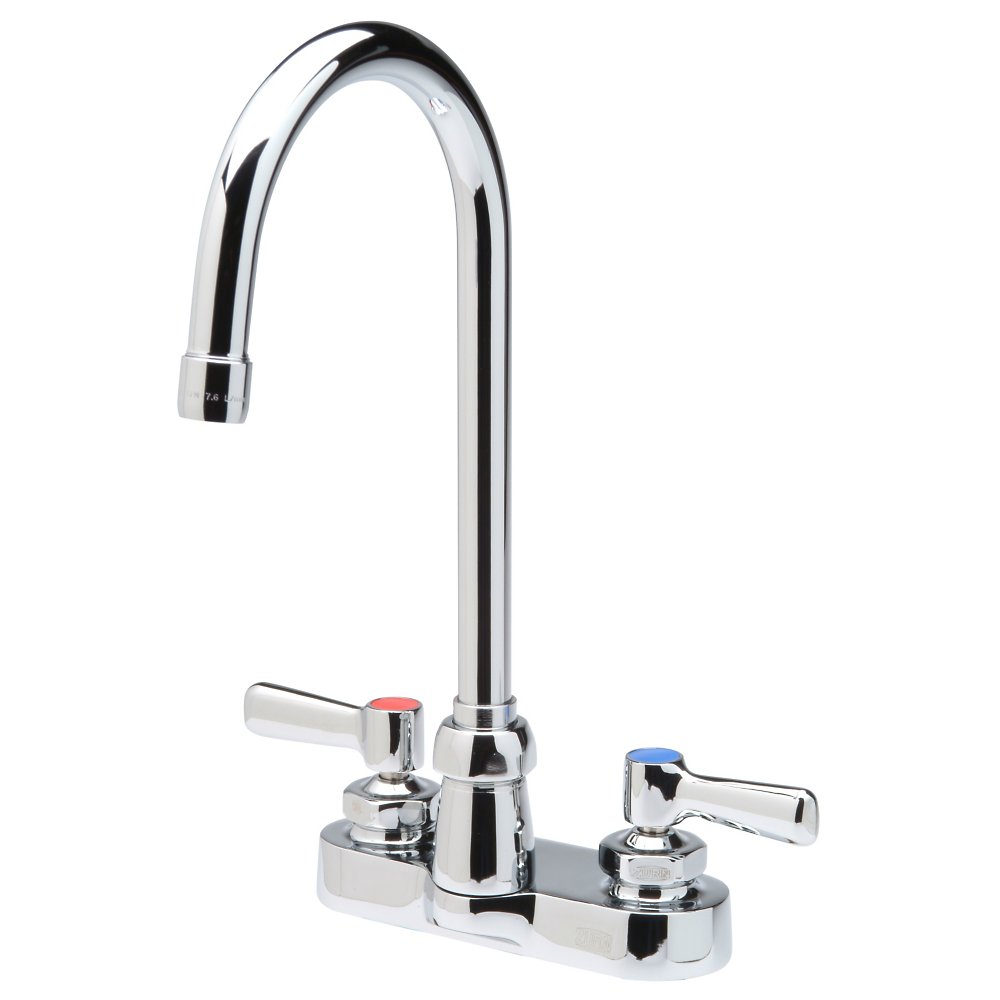 Zurn Z812B1-XL Lead-Free AquaSpec® centerset 4" gooseneck faucet with 2-1/2" lever handles