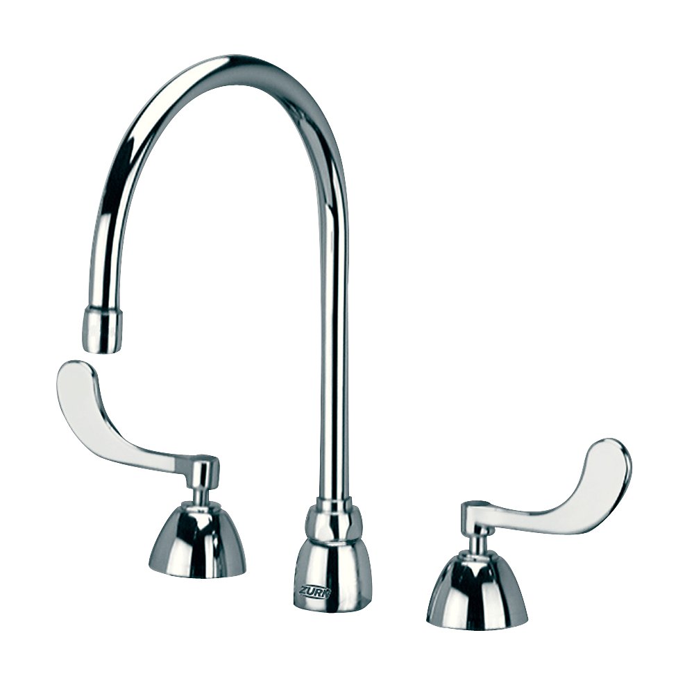 Zurn Z831C4-XL-18F Lead-Free Widespread, Gooseneck Faucet