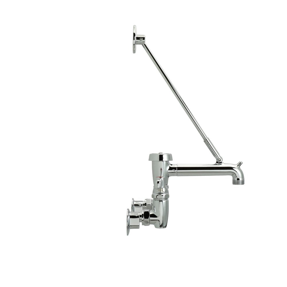 Zurn Z843M1-XL-CS Lead-Free Wall-Mount, Sink Faucet with 6" Vacuum Breaker Spout