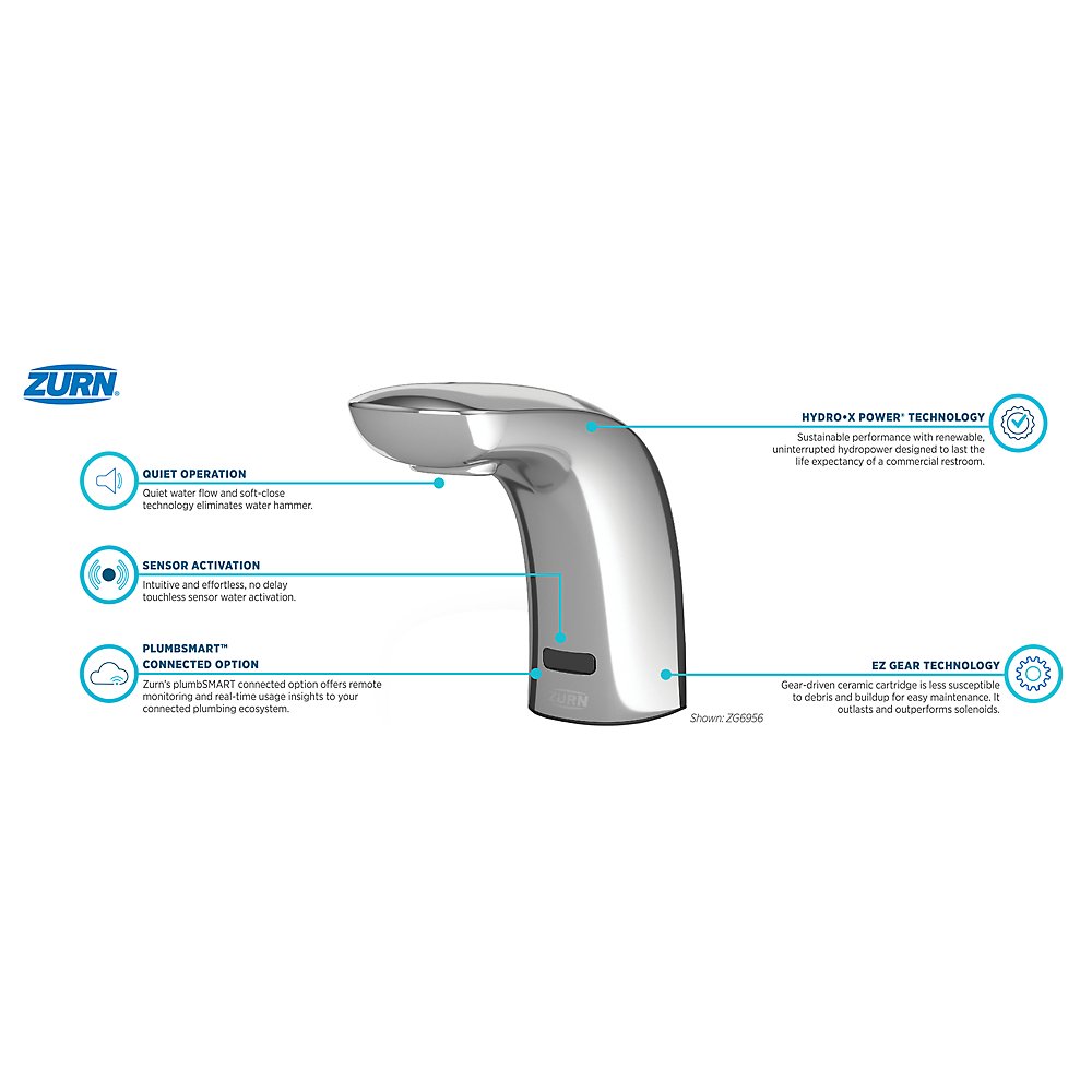 Zurn ZG6956 Cumberland Series® Sensor Faucet With Gear-driven Ceramic Cartridge