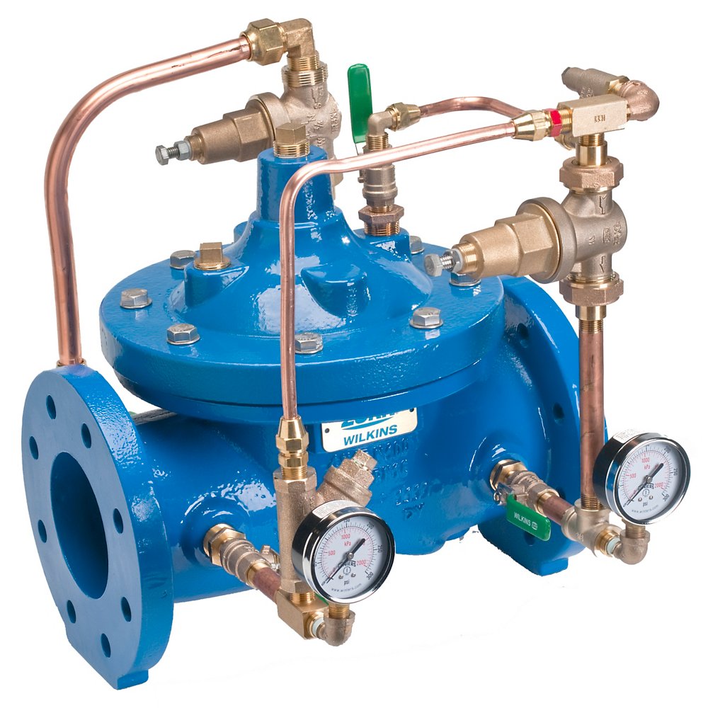 Zurn 3-ZW209BP Lead-Free Pilot Operated Pressure Reducing Valve with Integral Low Flow By-Pass