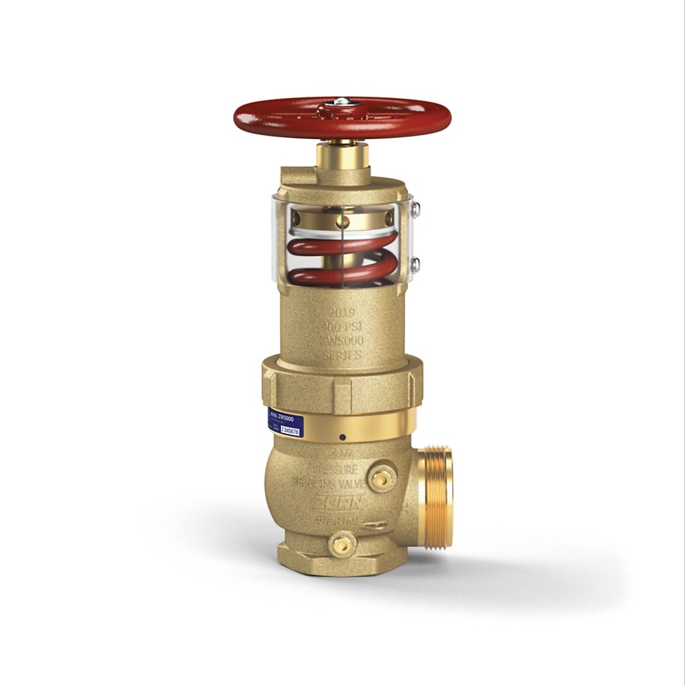 Zurn ZW5000 2-1/2" Pressure Tru® Pressure Reducing Hose Valve - Field Adjustable, Bronze, FNPT